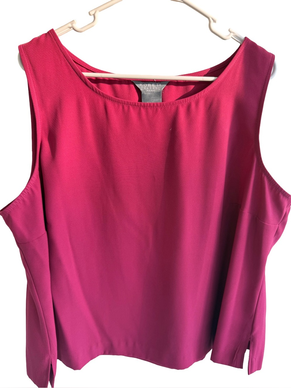 Koret Magenta Sleeveless Blouse